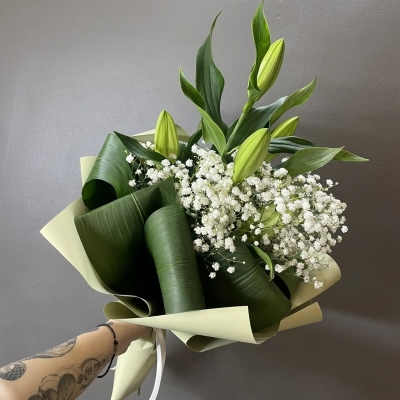 Букет из лилий "Лёгкость Чувств"